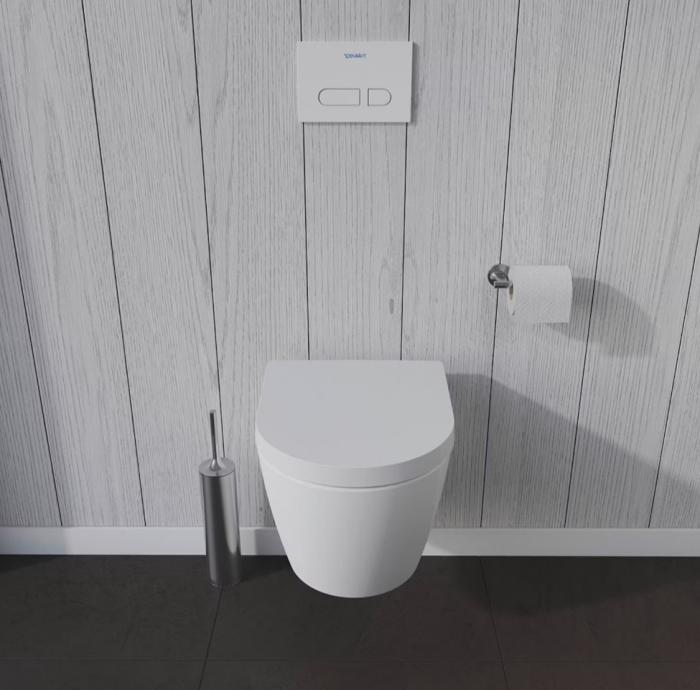  Duravit ME by Starck Rimless Vägghängd Toalettstol (utan sits) - Badhuset.se