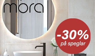 Mora badrumsspeglar med belysning